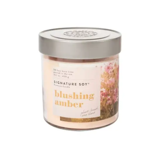 Signature Soy&reg; Jar Candle, 15.1oz. Blushing Amber {1}