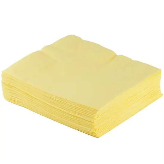 JAM Paper Medium Lunch Napkins, 100ct. Light Yellow {1}