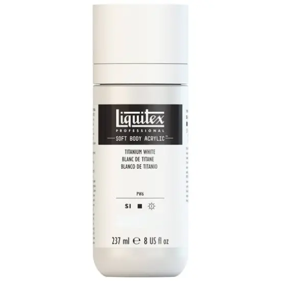 Liquitex&reg; Professional Soft Body Acrylic Color, 8oz. Titanium White {6}