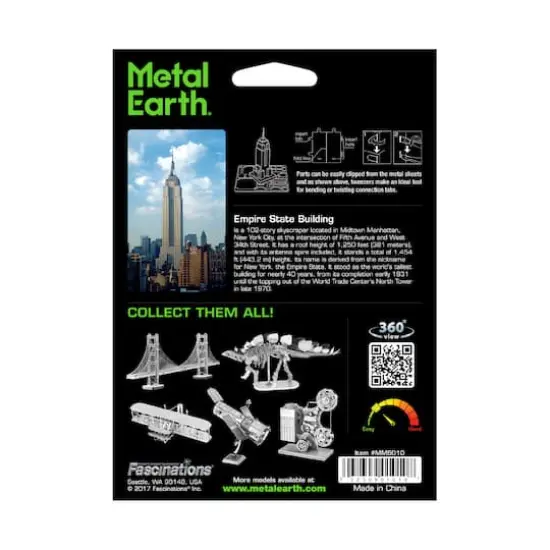Metal Earth&reg; Empire State Building 3D Metal Model Kit {4}