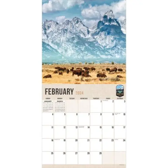 TF Publishing 2024 National Parks Wall Calendar {4}