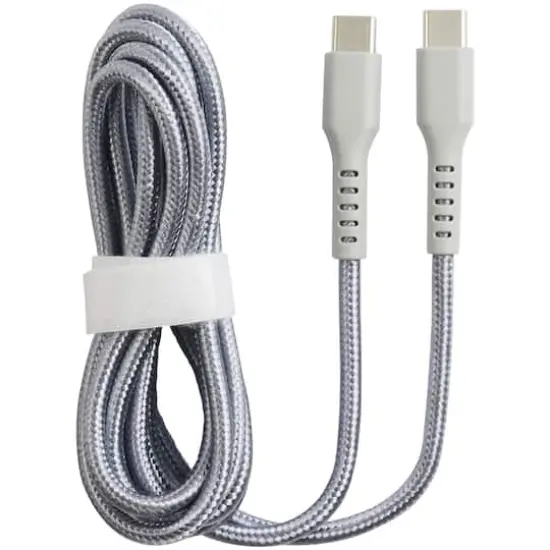 Orbit 6ft. Gray Lightning USB-C Charging Cable {3}