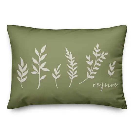 Rejoice Pillow 14" x 20" Throw Pillow {3}