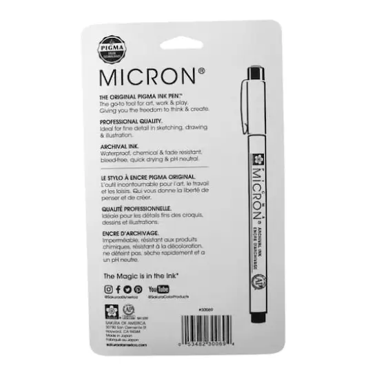 Micron&reg; 05 Mixed Colors Fine Line Ink Pens, 6ct. {3}
