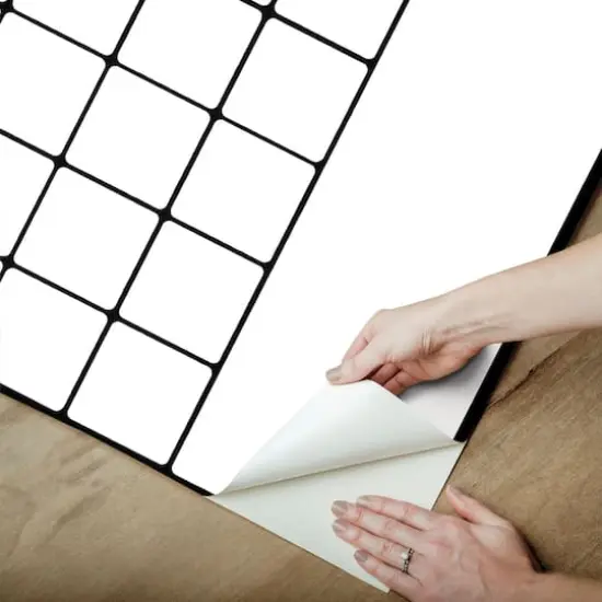 WallPops Black & White Dry Erase Calendar {5}