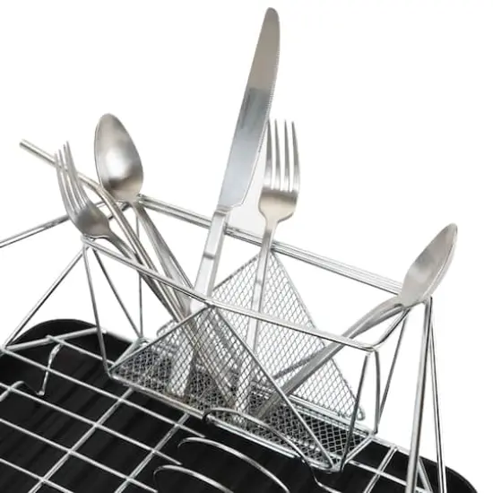 Kitchen Details 18.5" Geode Dish Rack Chrome {7}