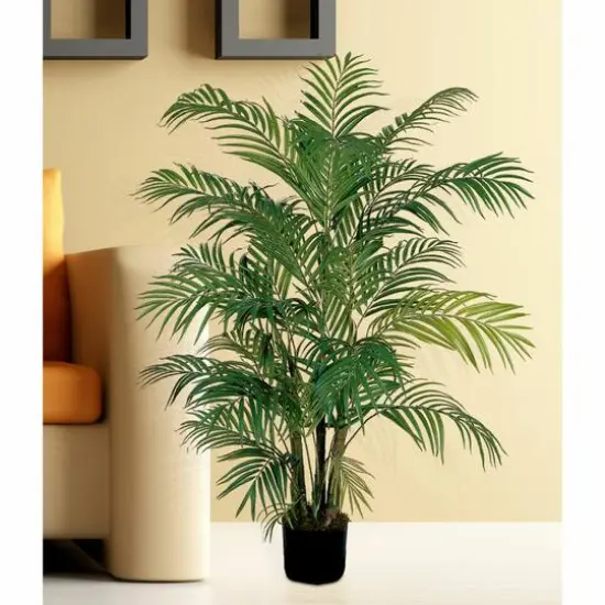 4ft. Potted Areca Silk Palm Tree {10}