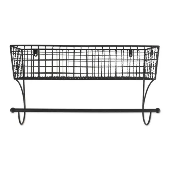 DII&reg; Large Farmhouse Towel Rack Black {7}