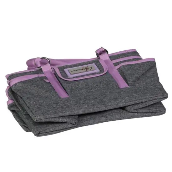 Everything Mary Purple Heather Deluxe Store & Tote Craft Organizer {3}