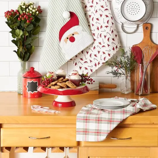 DII&reg; Santa Dishtowel Set {10}
