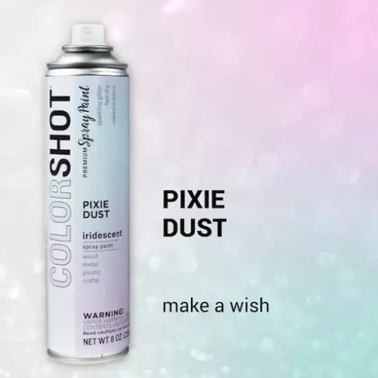 COLORSHOT&reg; Premium Glitter Spray Paint Pixie Dust {2}