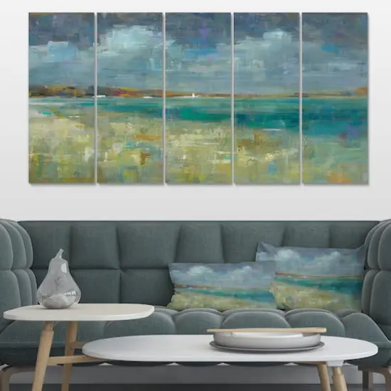 Designart - Sky and Sea - Nautical & Coastal Canvas Artwork  {1}