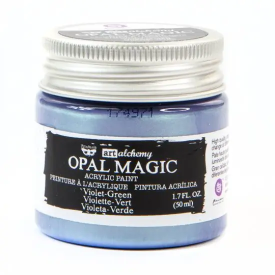 Finnabair&reg; Art Alchemy Opal Magic Acrylic Paint, 1.7oz. Violet-Green {1}