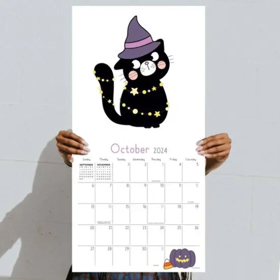 TF Publishing 2024 Must Love Cats Wall Calendar {6}