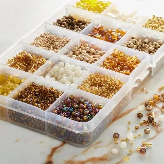 Champagne Mix Glass Seed Beads by Bead Landing&reg; {3}