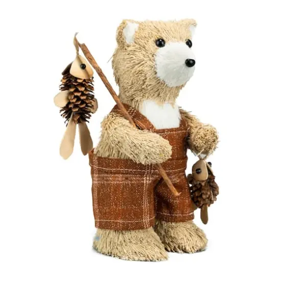 6.75" Fishing Bear Natural D&eacute;cor by Ashland&reg; {1}