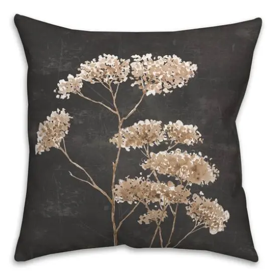 18" Botanical Watercolor Indoor/Outdoor Pillow {1}