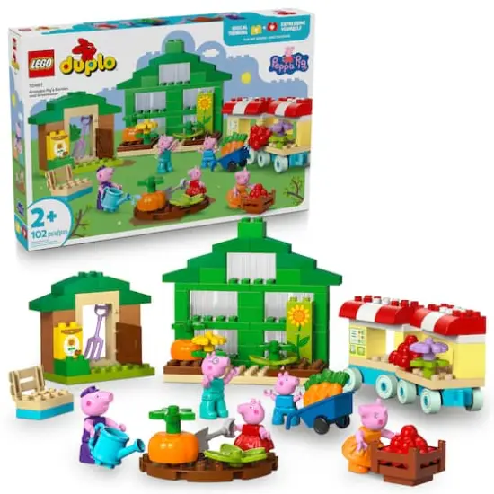 LEGO&reg; DUPLO&reg; Peppa Pig Grandpa Pig&rsquo;s Garden and Greenhouse Building Set 10461 {1}
