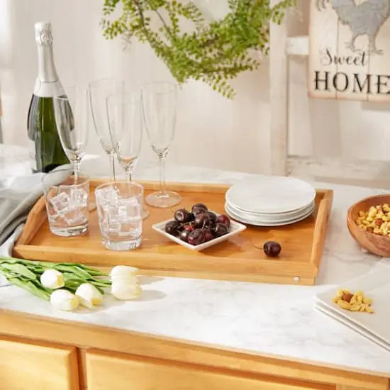 Bamboo Tray 19.75" x 11.87" x 2.5" {6}