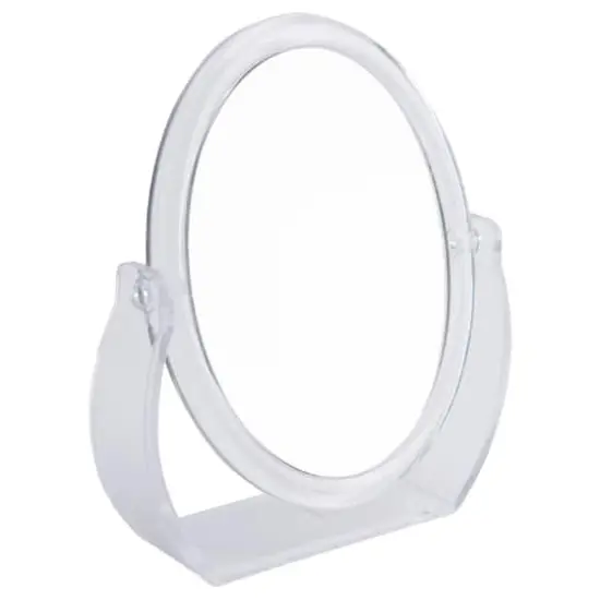 Home Details Swivel 10X Magnification Rubberized Vanity Mirror Clear {1}