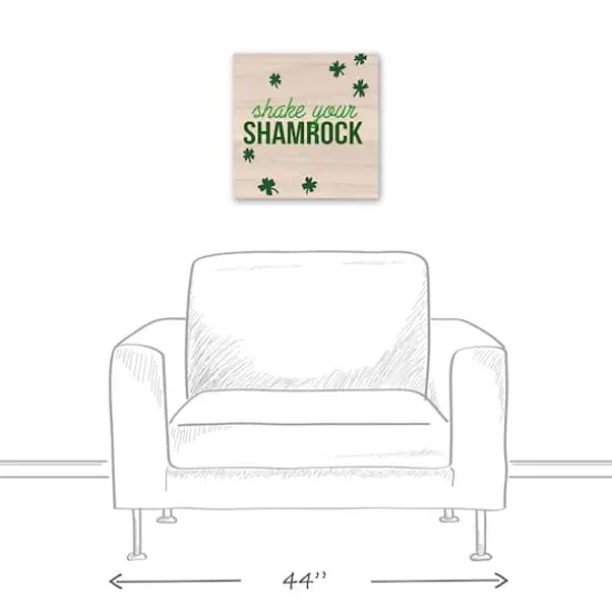 Shake Your Shamrock 16" x 16" Canvas Wall Art {6}
