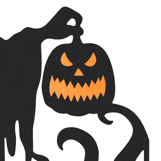 Glitzhome&reg; 34.5" Halloween Metal Silhouette Witches With Cauldron Yard Stake Set {8}