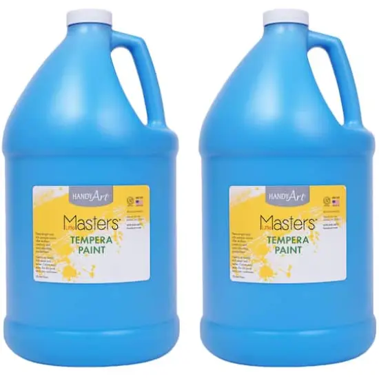 Handy Art&reg; Little Masters&reg; Tempera Paint Gallon, 2ct. Light Blue {1}
