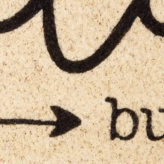 Welcome Please Leave By 9 Doormat {4}