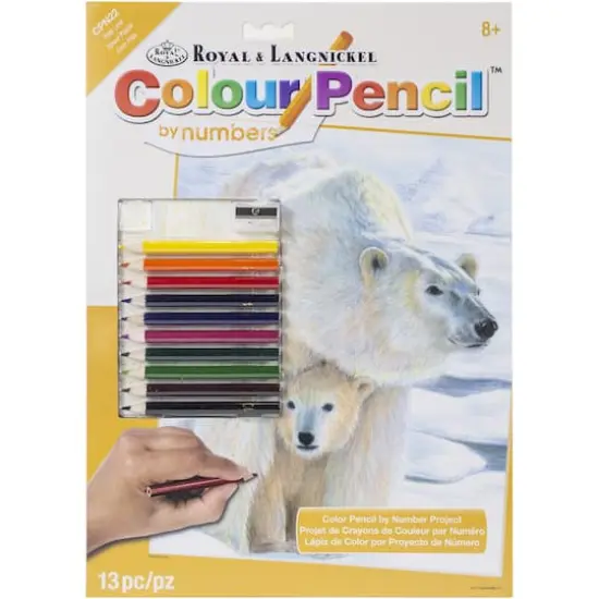 Royal & Langnickel&reg; Polar Love Colour Pencil&trade; by Numbers Kit {1}