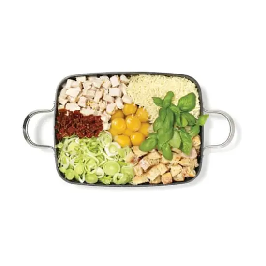 THE ROCK by Starfrit 9" x 13" One Pot Rectangular Dish With Lid {6}