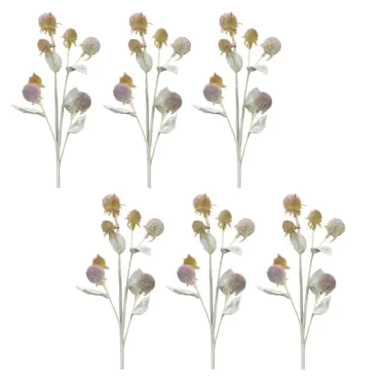 27.5" Thistle Foliage Sprays, 6ct. {1}