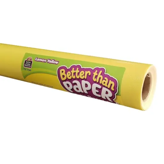 Teacher Created Resources Better Than Paper&reg; 4' x 12' Bulletin Board Roll, 4ct. Lemon Yellow {1}