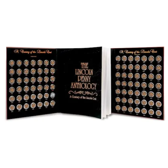 Lincoln Penny Anthology Coffee Table Book & Coin Set {1}