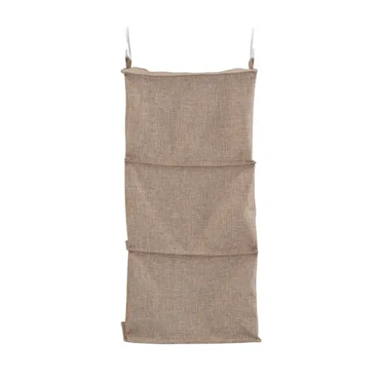 Household Essentials 3 Shelf Hanging Closet Organizer Brown {7}