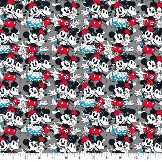 Disney&reg; Mickey and Minnie Vintage Cotton Fabric {4}