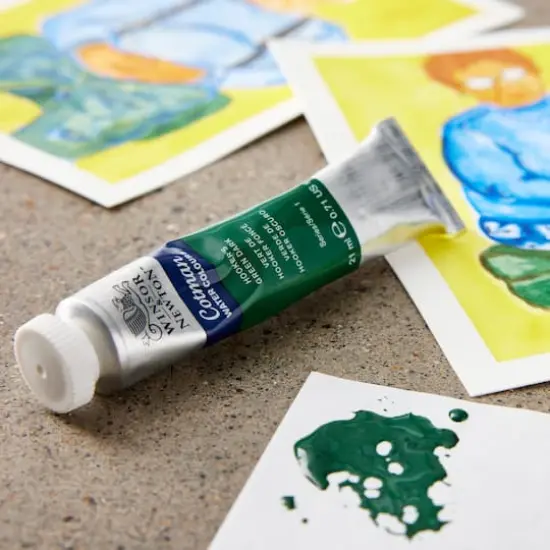 Winsor & Newton&reg; Cotman&reg; 0.71oz. Watercolor Paint Hooker's Green Dark {3}