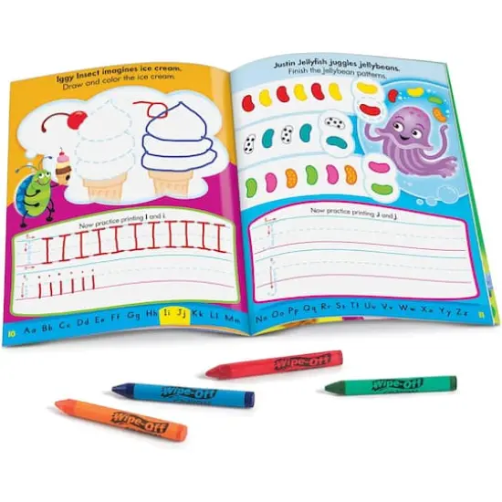 Trend Enterprises&reg; Printing Reusable Book & Crayons Set {3}