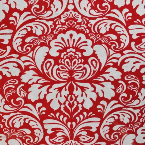 Tango Red Damask Tablecloth 70" Round {4}