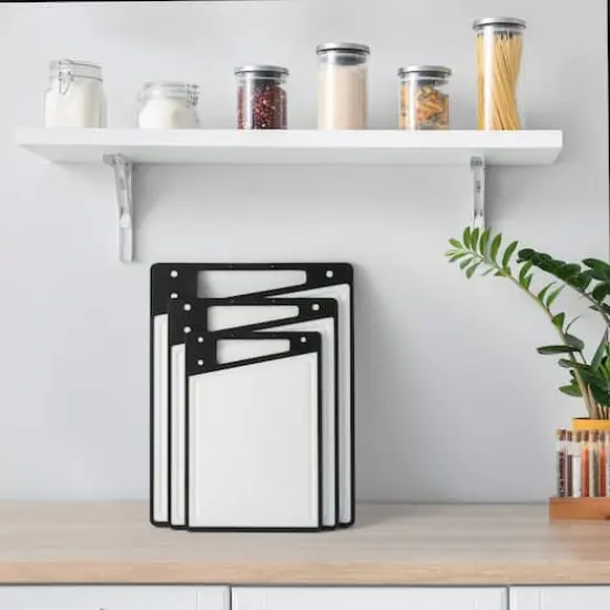 JoyJolt&reg; Cutting Board Set White and Black {8}