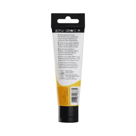 Daler-Rowney&reg; Original System 3 Acrylic Paint, 59mL 618 Cadmium Yellow Deep Hue {4}