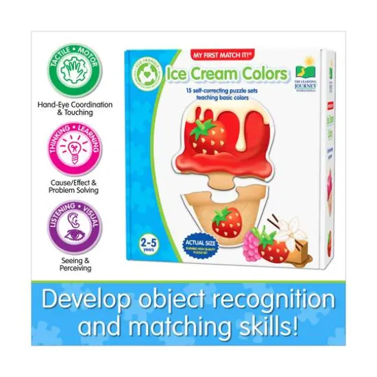 My First Match It! - Ice Cream Colors {7}