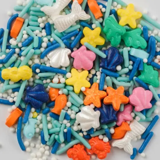 PME Cake Sweet Street&reg; Mixed Shape Sprinkles Sea Sparkle {1}