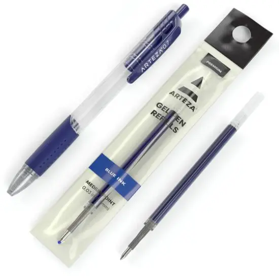 Arteza&reg; 0.7mm Blue Gel Pens Refills, 50ct. {4}