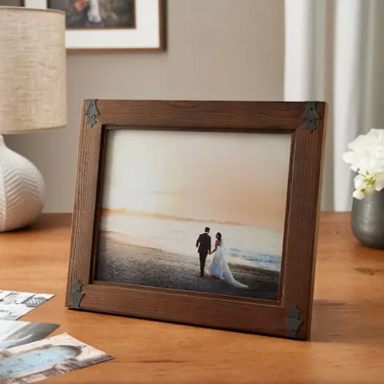 Expressions&trade; Dark Pine Frame with Corner Accents by Studio D&eacute;cor&reg; {4}