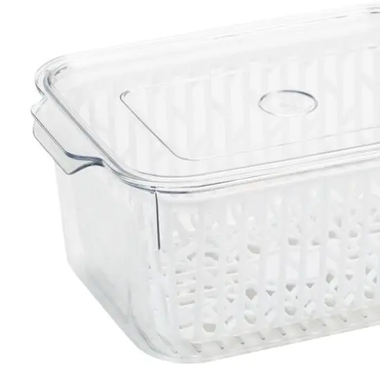Kitchen Details Clear Storage Container with Strainer {6}