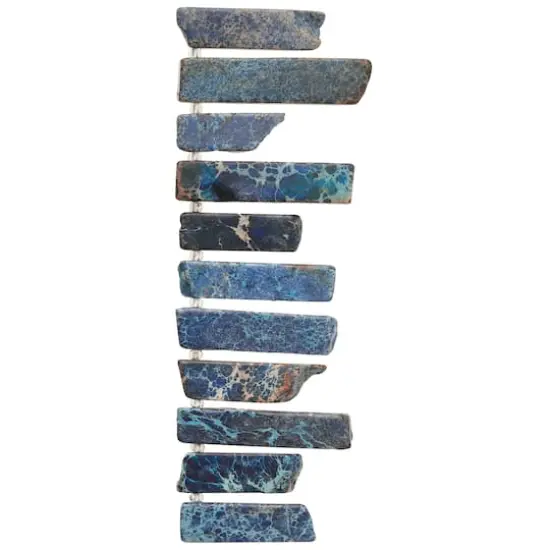 Blue Dyed Imperial Jasper Stick Beads by Bead Landing&trade; {4}