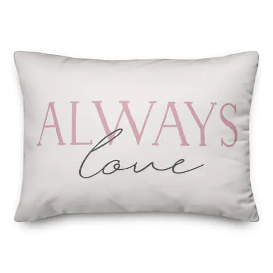 Love Always, Always Love Throw Pillow {3}