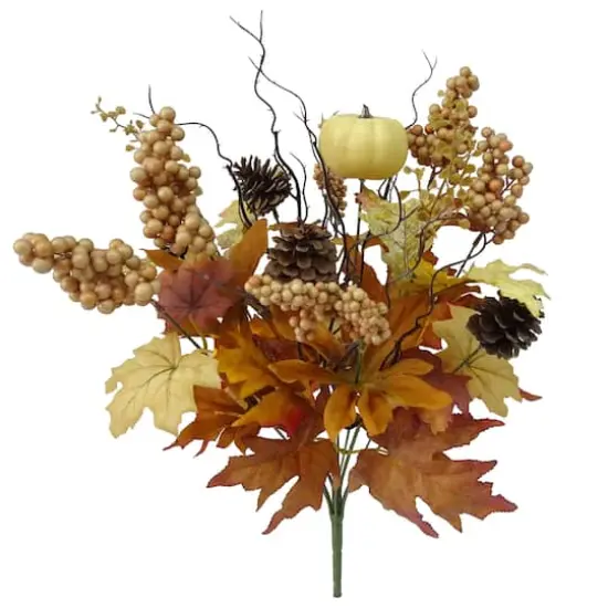 21" Cream Pumpkin & Berry Deluxe Bush by Ashland&reg; {1}