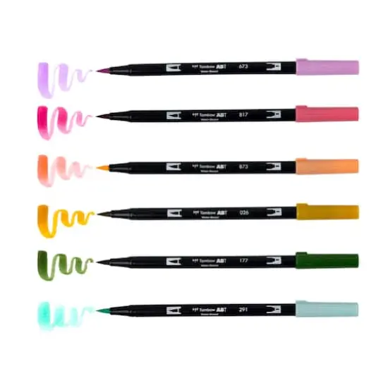 Tombow Teatime Dual Brush Pen Set {5}