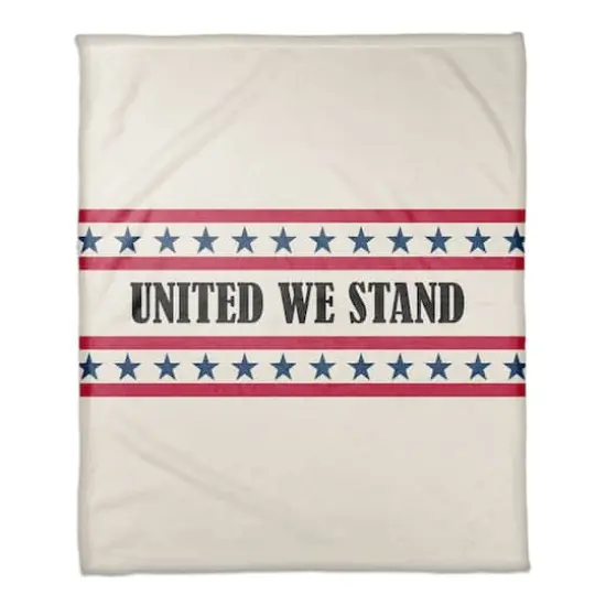 United We Stand Coral Fleece Blanket {1}